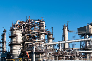 Fototapeta na wymiar Petrochemical Refinery Plant