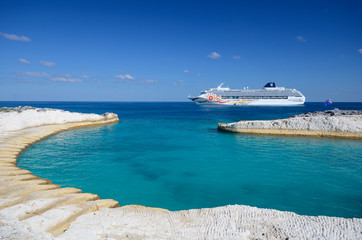 Cruise Ship in the Sea