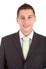 Young business man posing