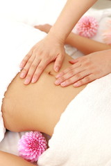 stomach massage
