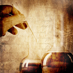 Laboratory vintage background