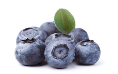heap of blueberries