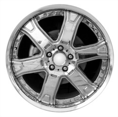 steel alloy car disks over the white background