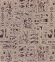 Antique egyptian papyrus and hieroglyph