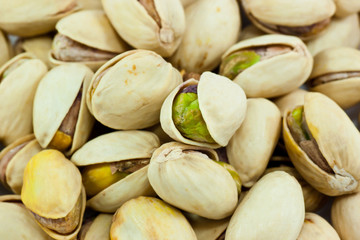 Pistachio nuts background