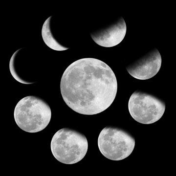 9 phases of the moon