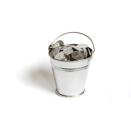 Coins in a bucket © Shan