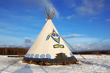 Classic native Indian tee-pee