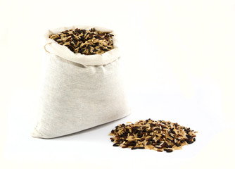 rice blend isolated on white