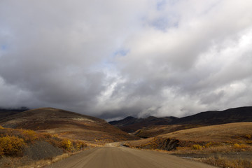 Dempster Highway from Yukon to NWT