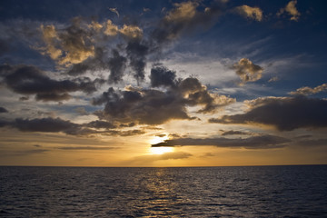 Caribbean sunset
