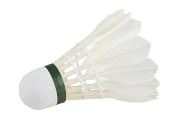 Fototapeta na wymiar badminton biały