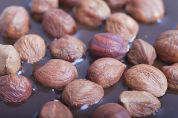 Nuts and chocolate.
