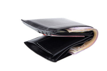 Prall gef&uuml;llte Geldb&ouml;rse