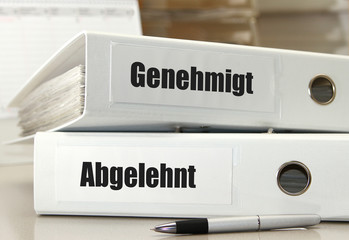 genehmigte bzw. abgelehnte Bescheide in Behörde