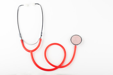 single red stethoscope