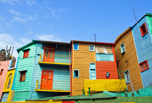 The colourful buildings of La Boca