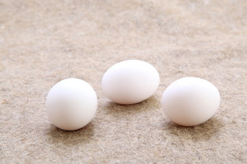 white eggs