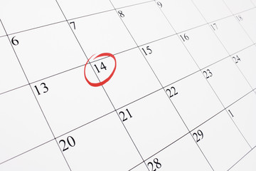 valentines day calendar