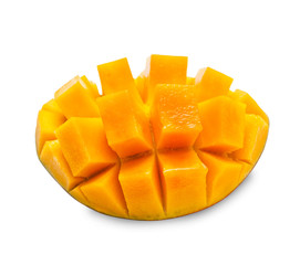 Mango isolated on white background