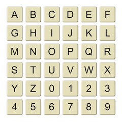 Tile letters