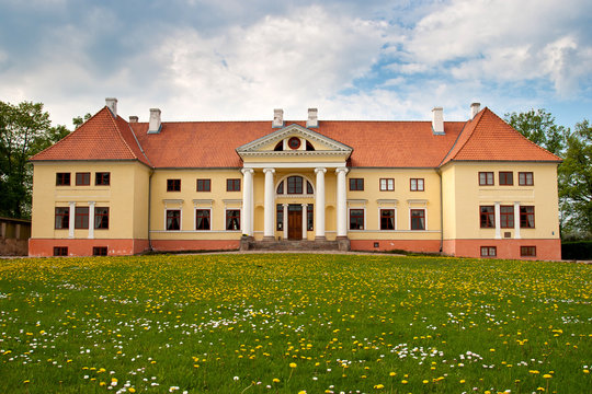 Durbe manor house near Tukums, Latvia.