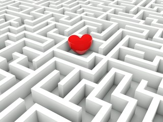 Heart in the middle of the maze