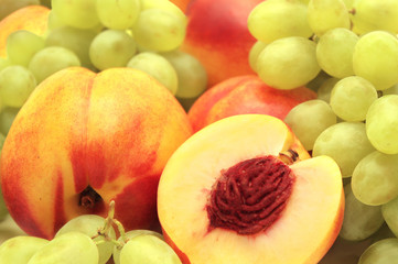 Grapes and nectarines