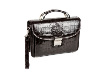 black briefcase