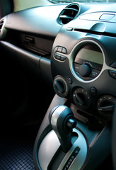 car audio and air conditioning control panel