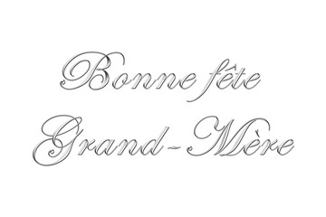 Grandmother's Day_White background