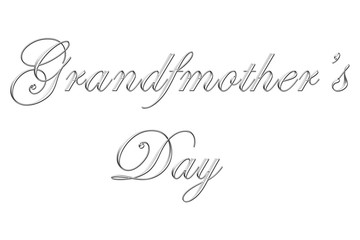Grandmother's Day_White background