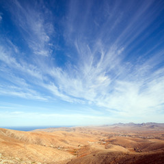 Fuerteventura, Canary Islands, view from Mirador de Guise y Ayos