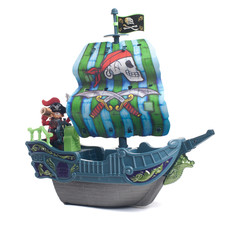 Pirate ship with a pirate