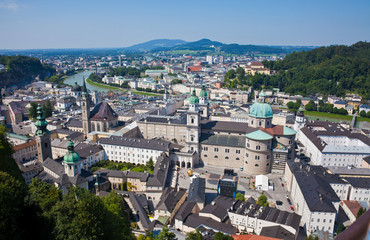 Österreich, Stadt Salzburg, Stadtansicht