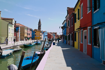 Fototapeta na wymiar Italien, Venedig. Insel Burano