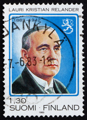 Postage stamp Finland 1983 Lauri Kristian Relander