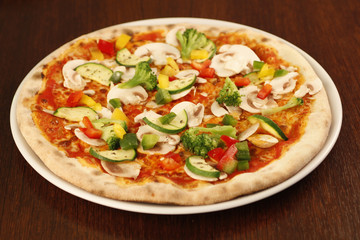 Pizza, Broccoli,