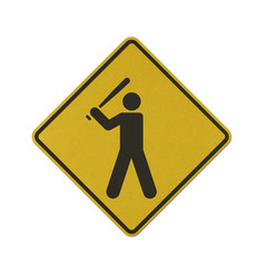 Traffic sign recycled paper