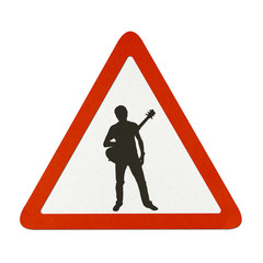 Traffic sign recycled paper