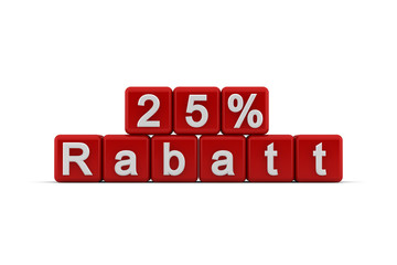 25 % Rabatt