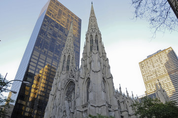 Fototapeta na wymiar St. Patrick’s Cathedral, Manhattan, New York, USA
