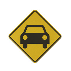 Traffic sign recycled paper