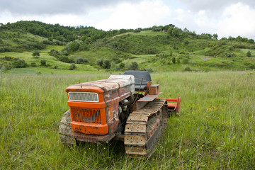 old tractor