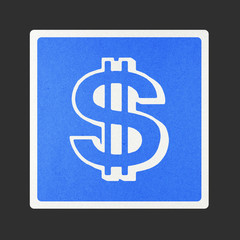 Traffic sign recycled paper