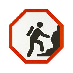 Traffic sign recycled paper