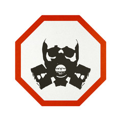 Traffic sign recycled paper