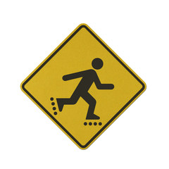 Traffic sign recycled paper