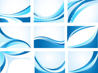 Set of abstract backgrounds