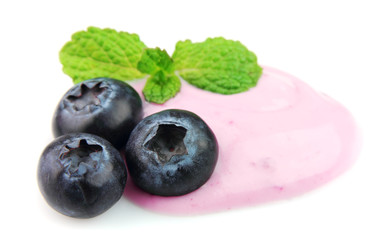 blueberry yoghurt